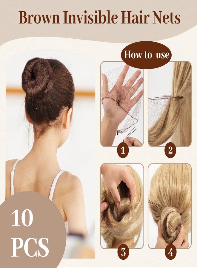 SYGY 386Pcs Ballet Hair Styling Kit-Hair Wax Stick, 200 Elastic Ties, 50 Bobby Pins, 50 U-Pins, 10 Invisible Hair Bun Nets, 3 Combs&Brushes, 2 Loop Tools, Professional Dance Performance Kit w/Storage Box - Image 5